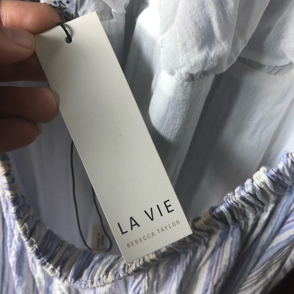 NWT - La Vie Leila Stripe Dress | Rebecca Taylor - Picture 8 of 8